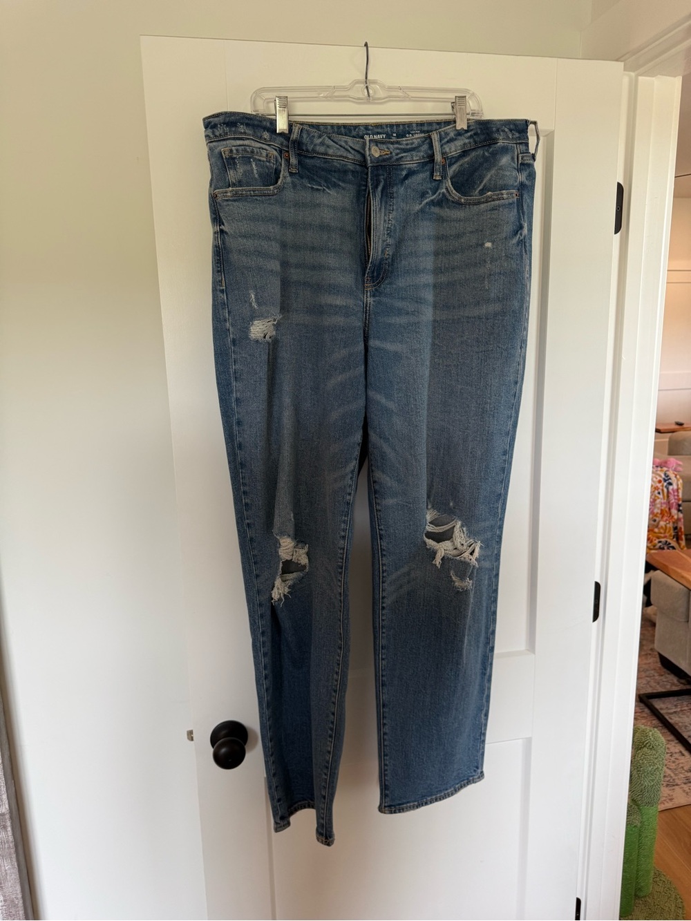 Old navy Classic High-Rise Distressed Women’s Jeans - Blue